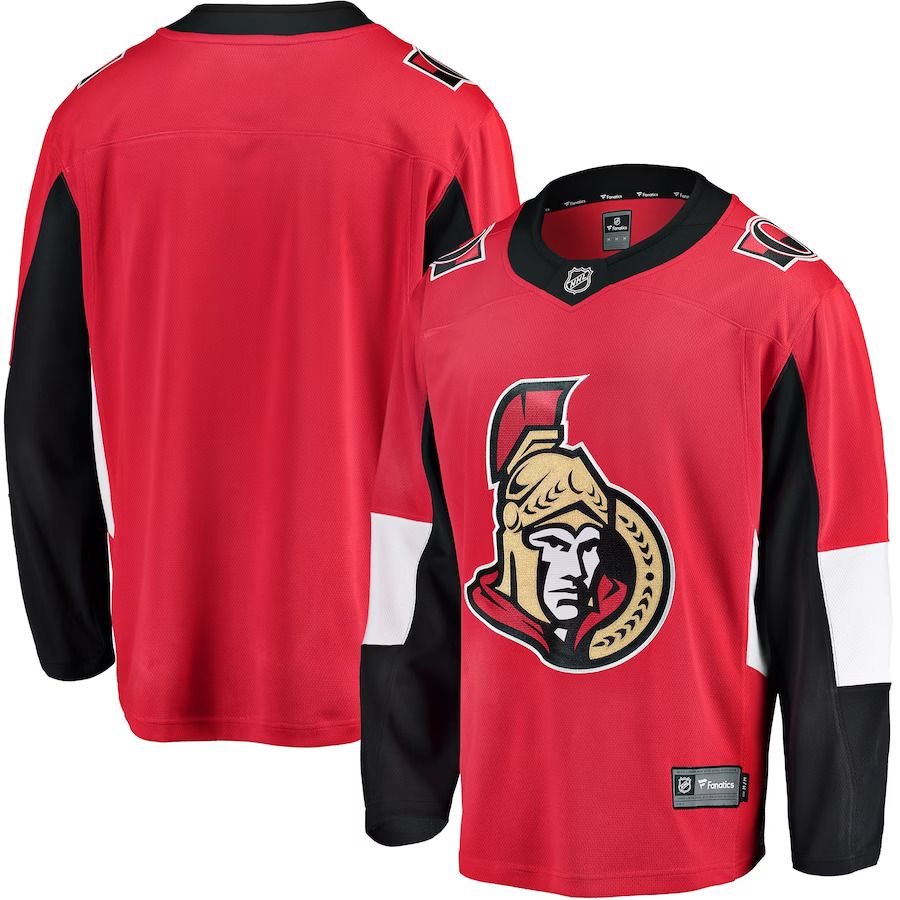 Men Ottawa Senators Fanatics Branded Red Breakaway Home NHL Jersey->ottawa senators->NHL Jersey